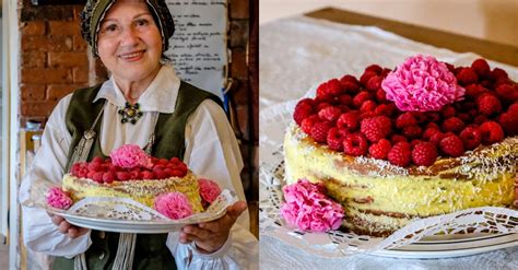 andrejmuižas torte ar vārīto.